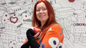 Omenan asiakaspalveluvastaava Lotta
